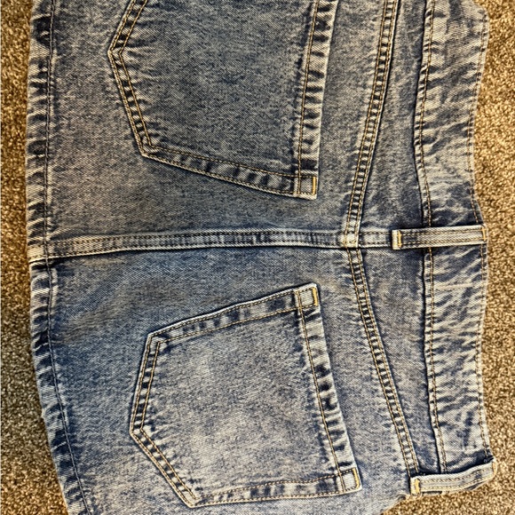 Hollister Blue Denim High Rise Skirt - Picture 2 of 4